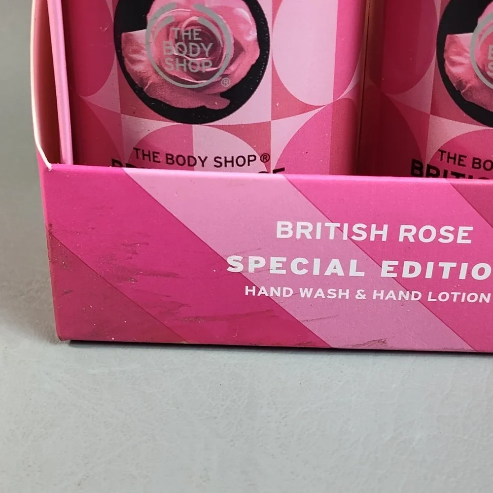 The Body Shop British Rose Hand Wash & Hand‎ Lotion Special Edition Gift Set